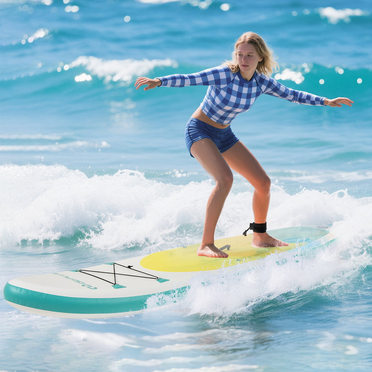 11 Feet Premium SUP Inflatable Stand Up Paddle Board-L-Surfing-DECOROLALA