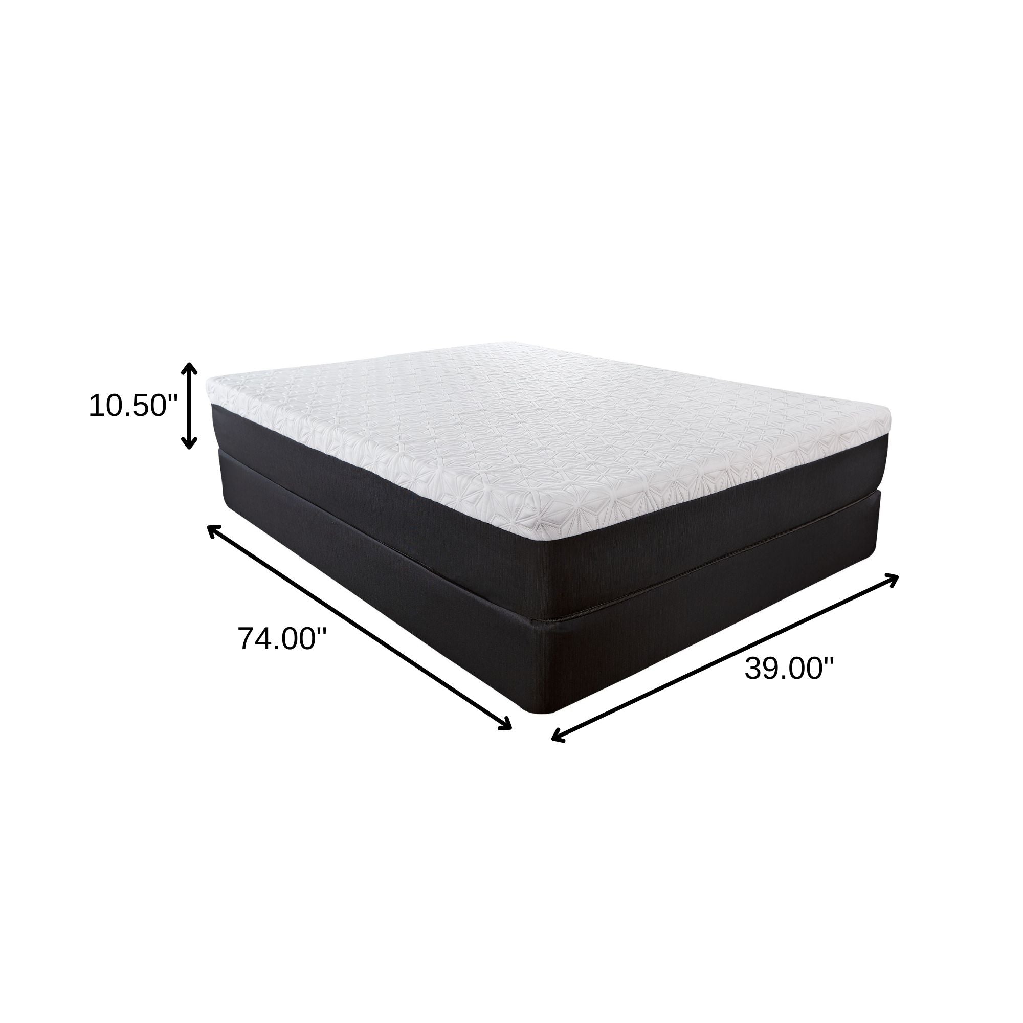 11" Foam Gel Memory Foam Mattress-Foam Mattresses-DECOROLALA