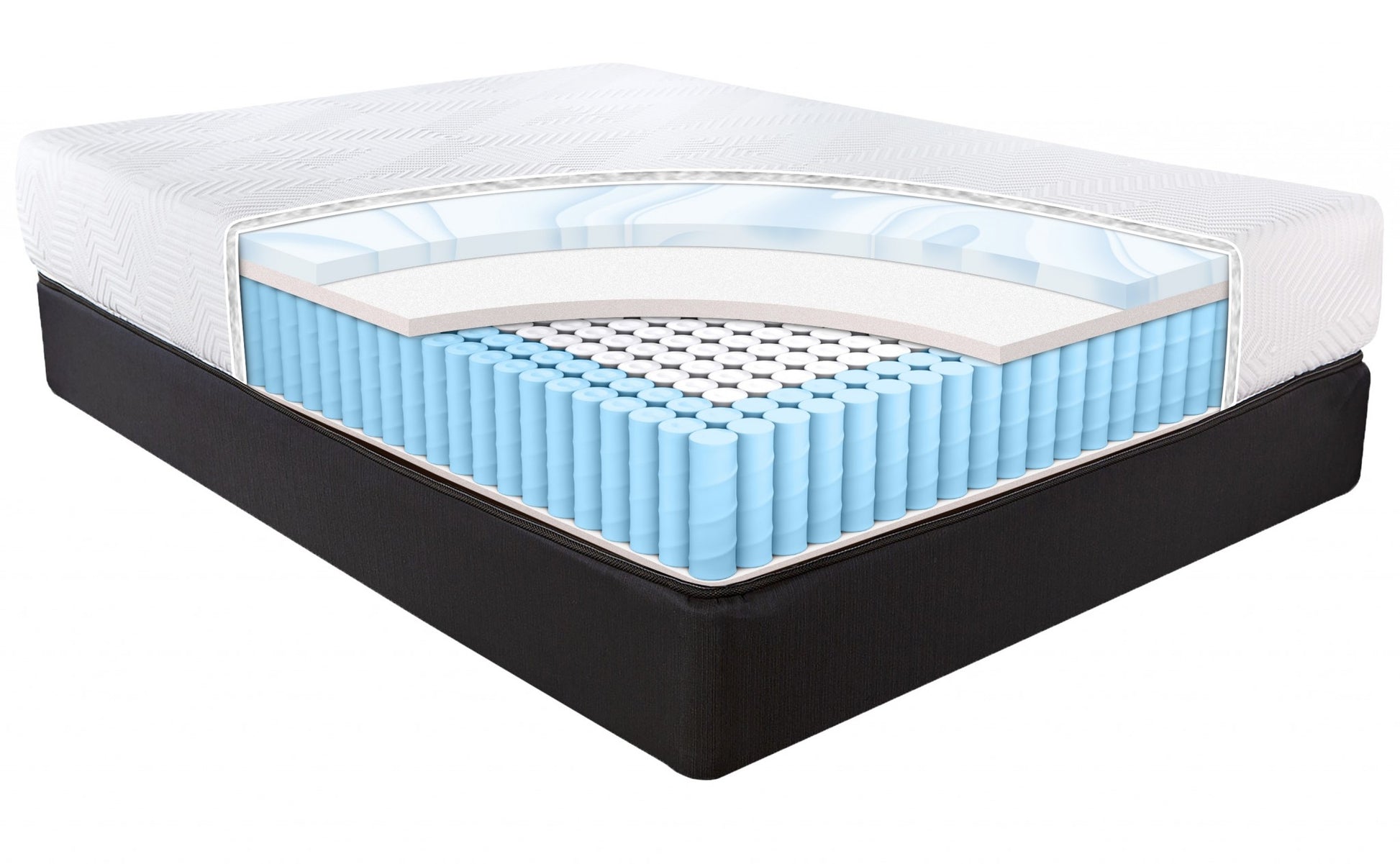 11" Hybrid Pocket Coil Gel Memory Foam Mattress-Hybrid Mattresses-DECOROLALA