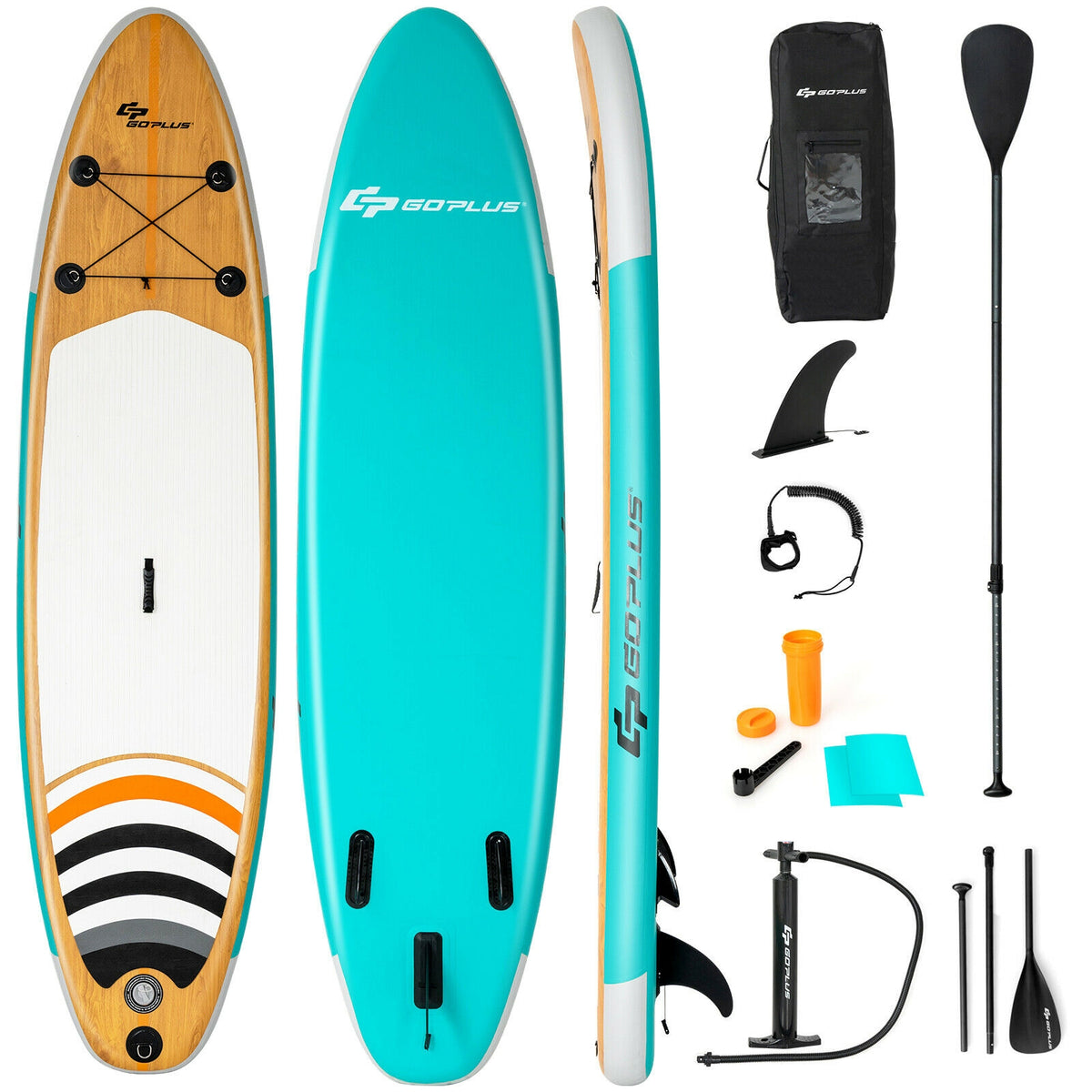 11 Inch Inflatable Stand up Paddle Board SUP with Bag-Surfing-DECOROLALA