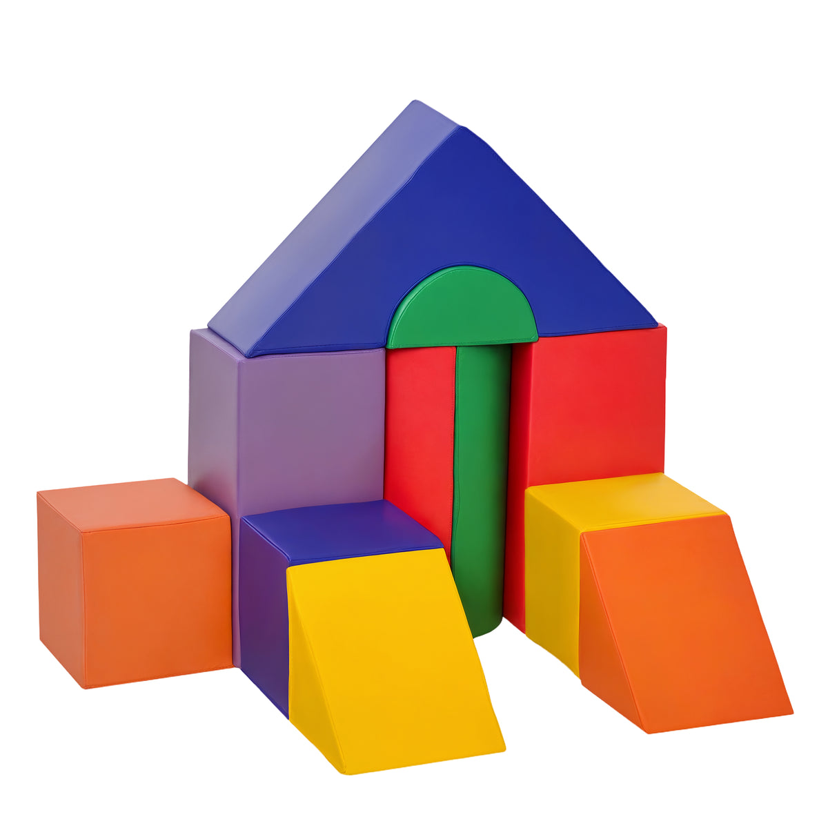 11 Piece Soft Play Blocks Kids Climb and Crawl Gym Toy Foam Building Light Colour-Toys & Games > Baby & Toddler Toys > Kids Gym & Playmats-DECOROLALA