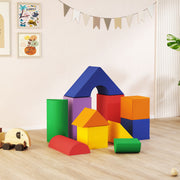 11 Piece Soft Play Blocks Kids Climb and Crawl Gym Toy Foam Building Light Colour-Toys & Games > Baby & Toddler Toys > Kids Gym & Playmats-DECOROLALA