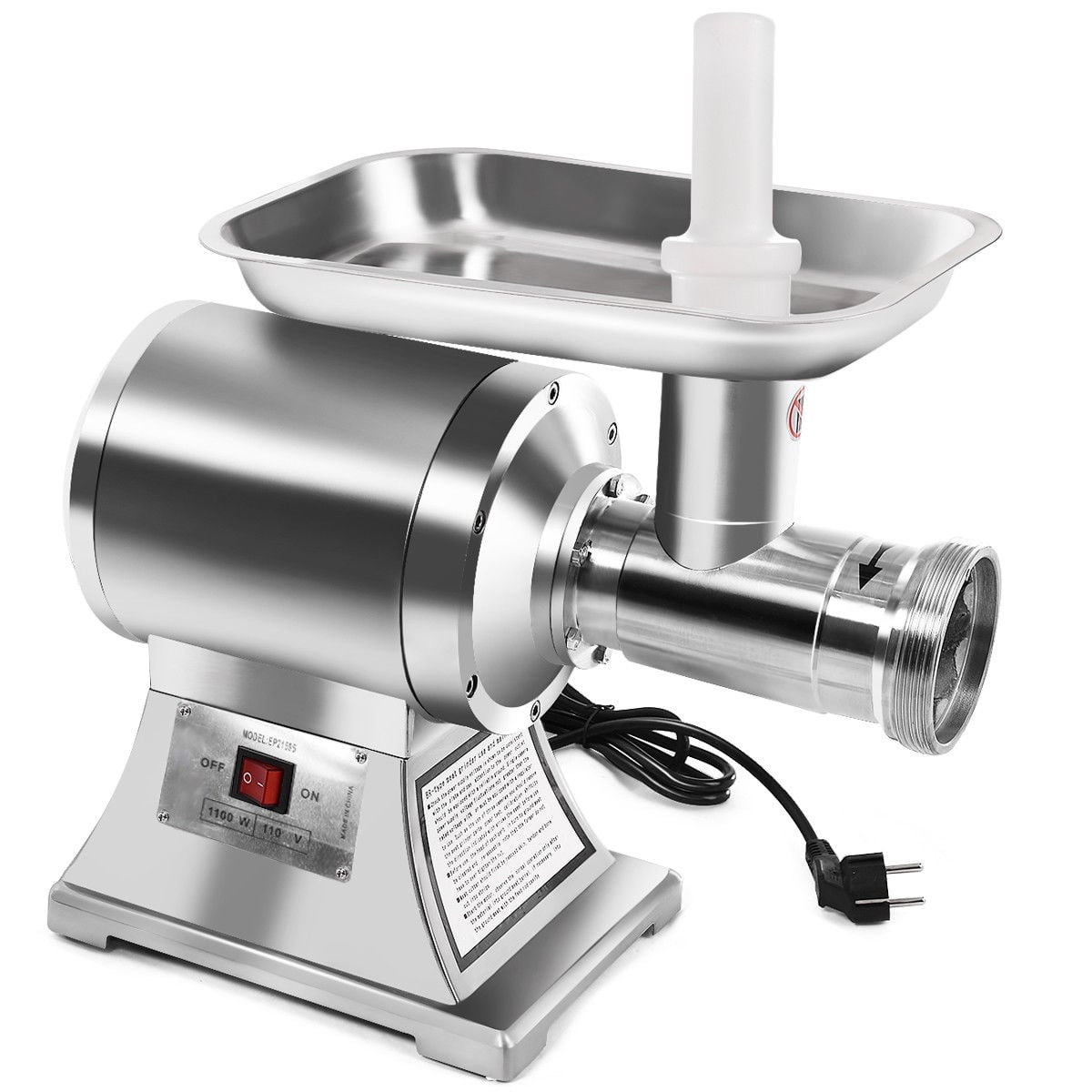 1100W Stainless Steel Heavy Duty #22 Electric Meat Grinder-Food Grinders & Mills-DECOROLALA