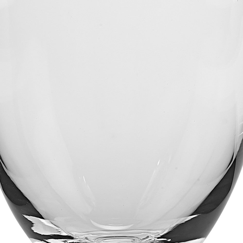 12" Clear Cylinder Lead Free Crystal Table Vase-Vases-DECOROLALA