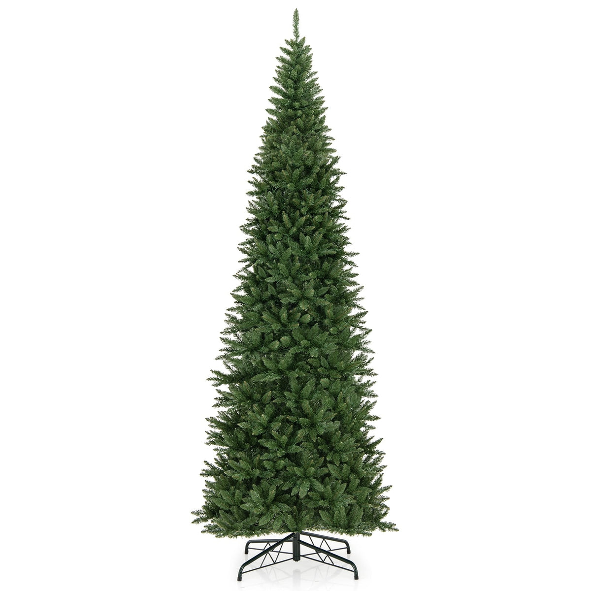 12 FT Artificial Christmas Tree with 800 Warm White LED Lights for Home Party Shopping Mall-Christmas Trees-DECOROLALA