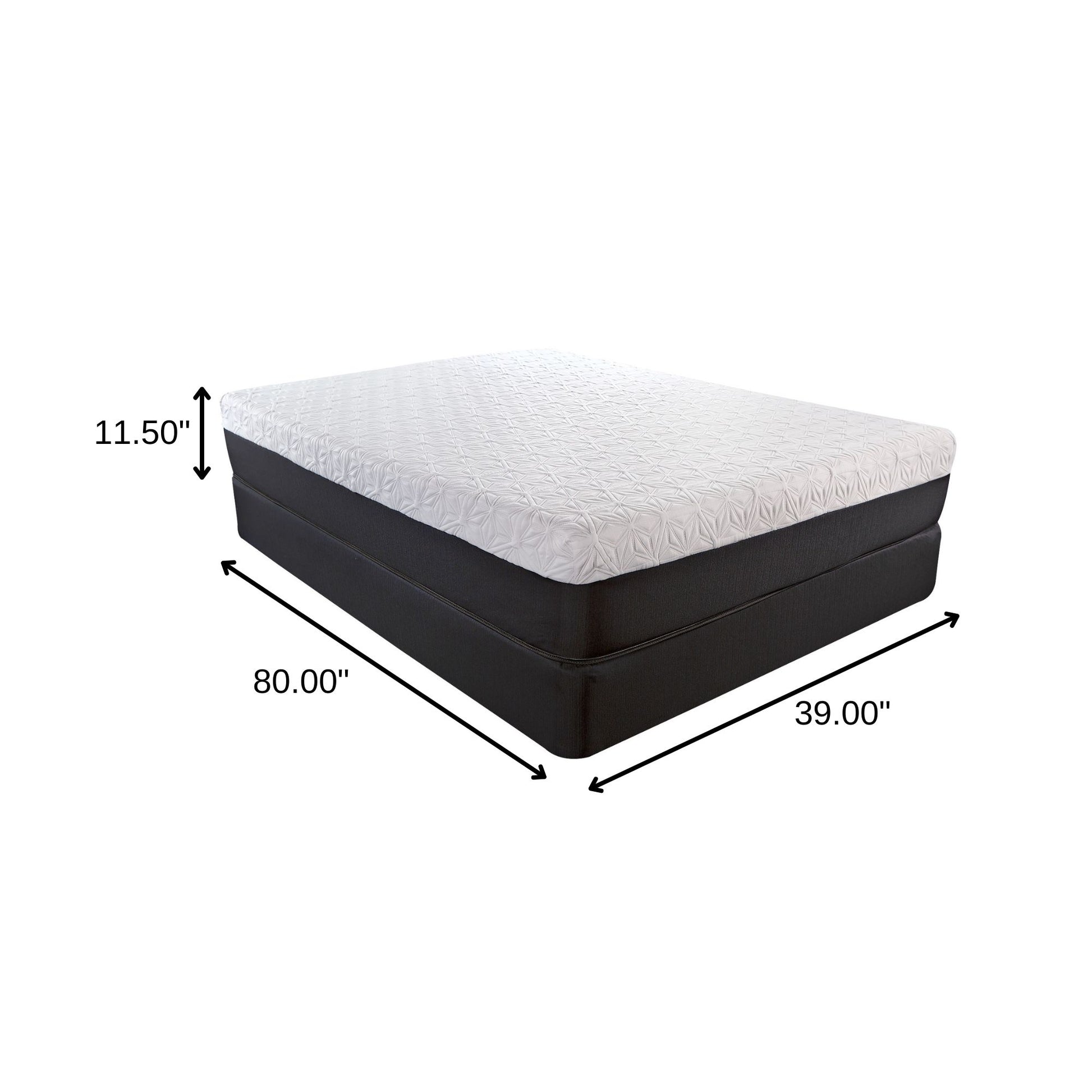 12" Foam Copper Infused Gel Memory Foam Mattress-Foam Mattresses-DECOROLALA