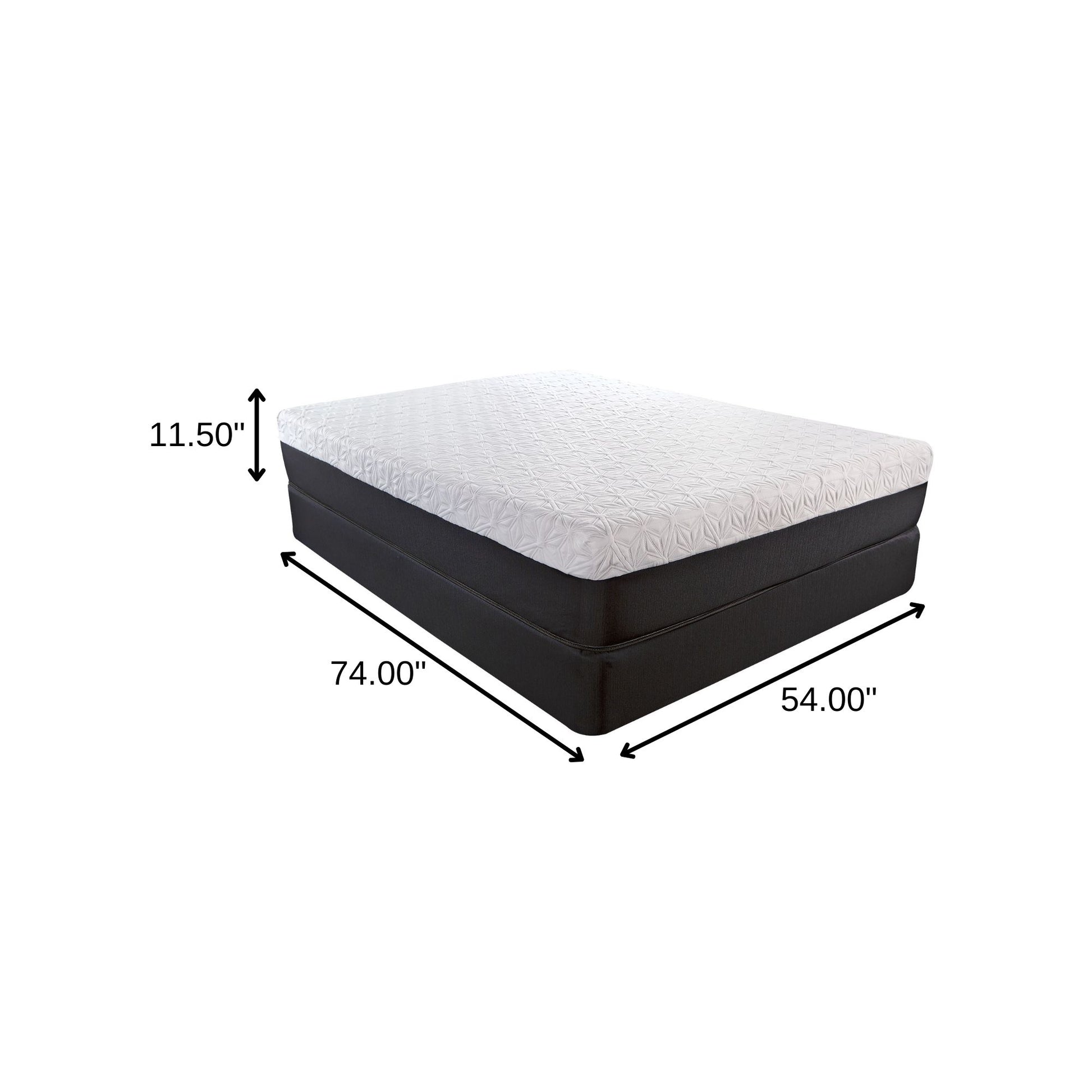 12" Foam Copper Infused Gel Memory Foam Mattress-Foam Mattresses-DECOROLALA