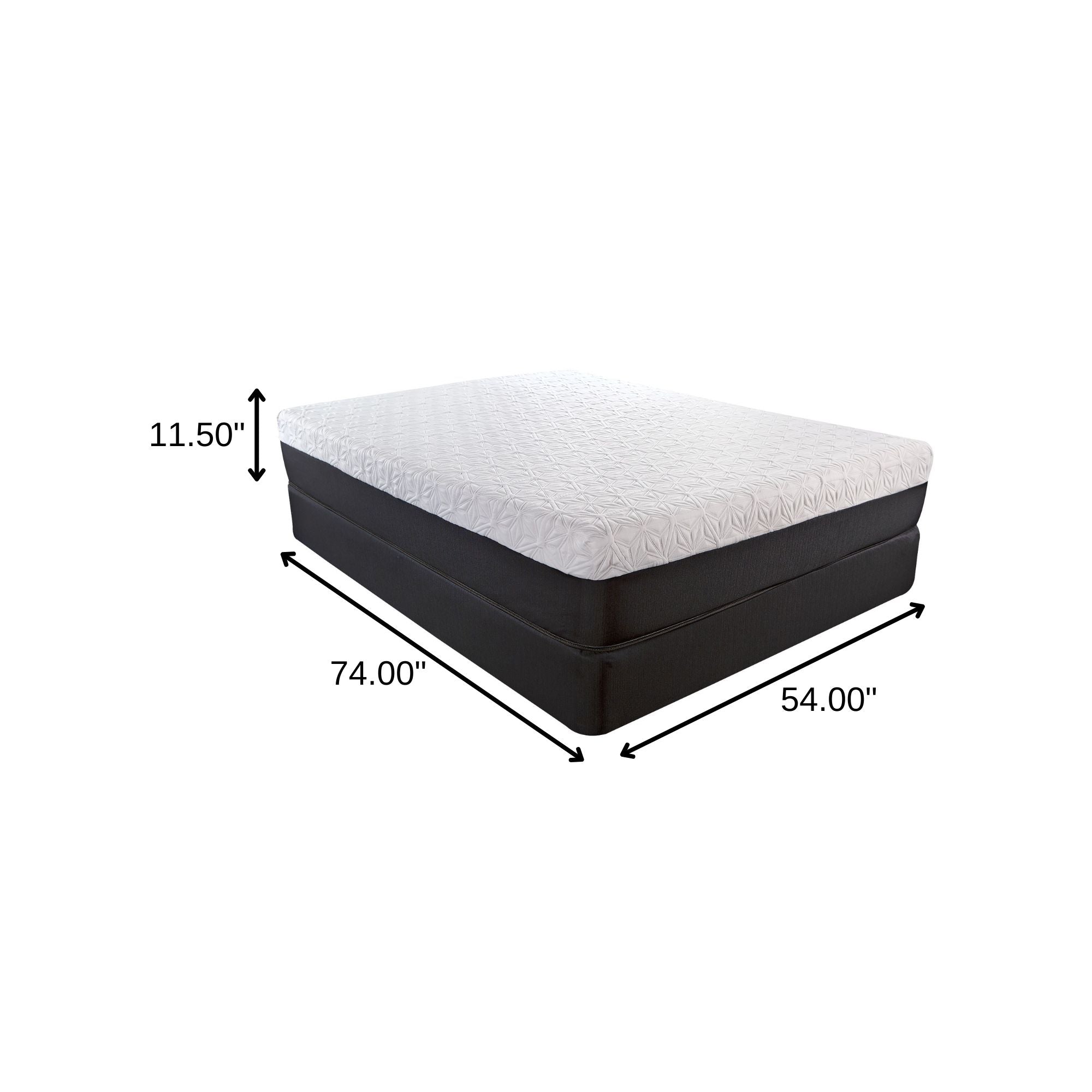 12" Foam Copper Infused Gel Memory Foam Mattress-Foam Mattresses-DECOROLALA