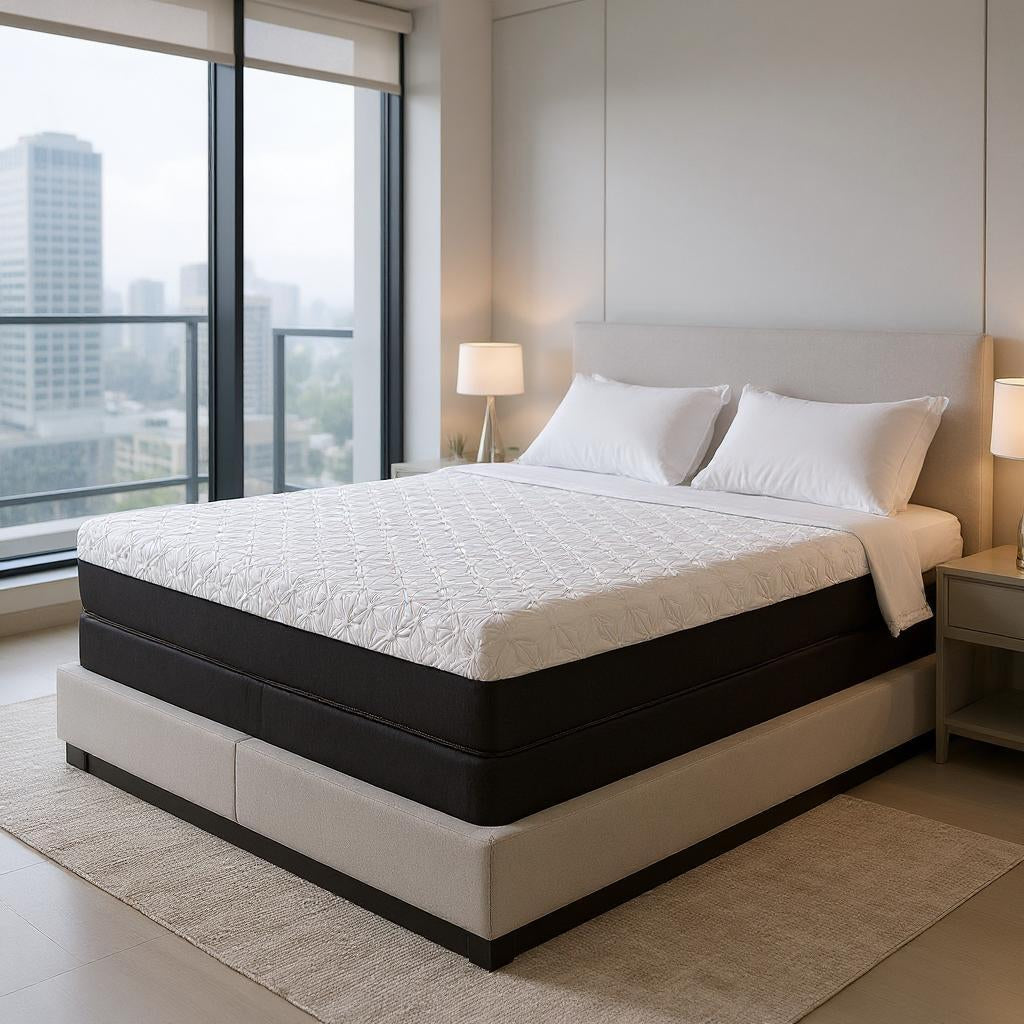 12" Foam Copper Infused Gel Memory Foam Mattress-Foam Mattresses-DECOROLALA