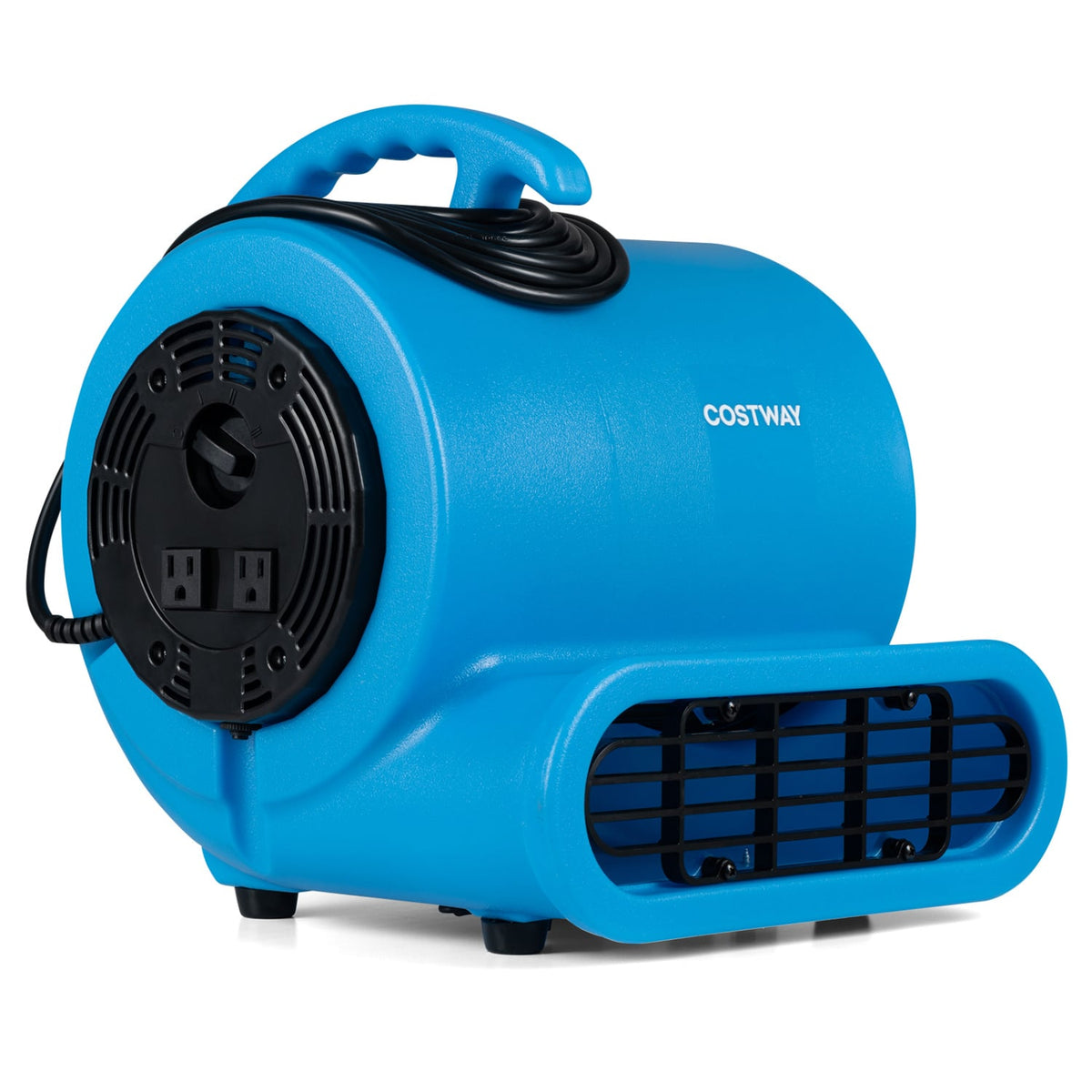 1/2 HP Air Mover 3-Speed 2800 CFM Commercial Blower Fan-Blue-Climate Control Appliances-DECOROLALA