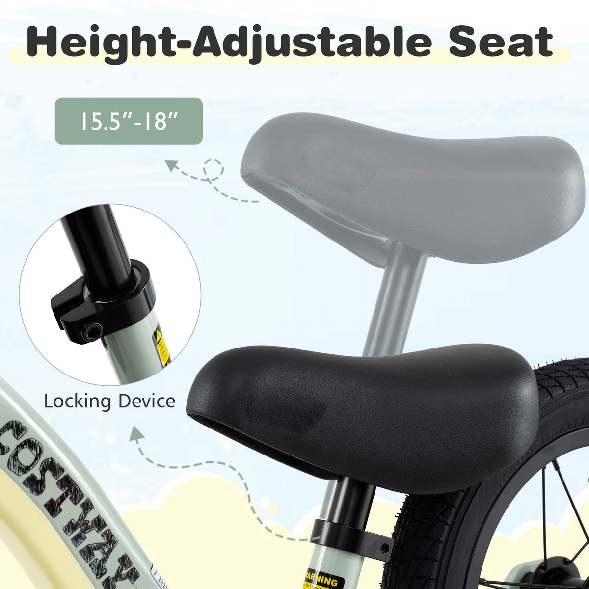 12-Inch Magnesium Alloy Balance Bike - Adjustable Seat & Handlebar