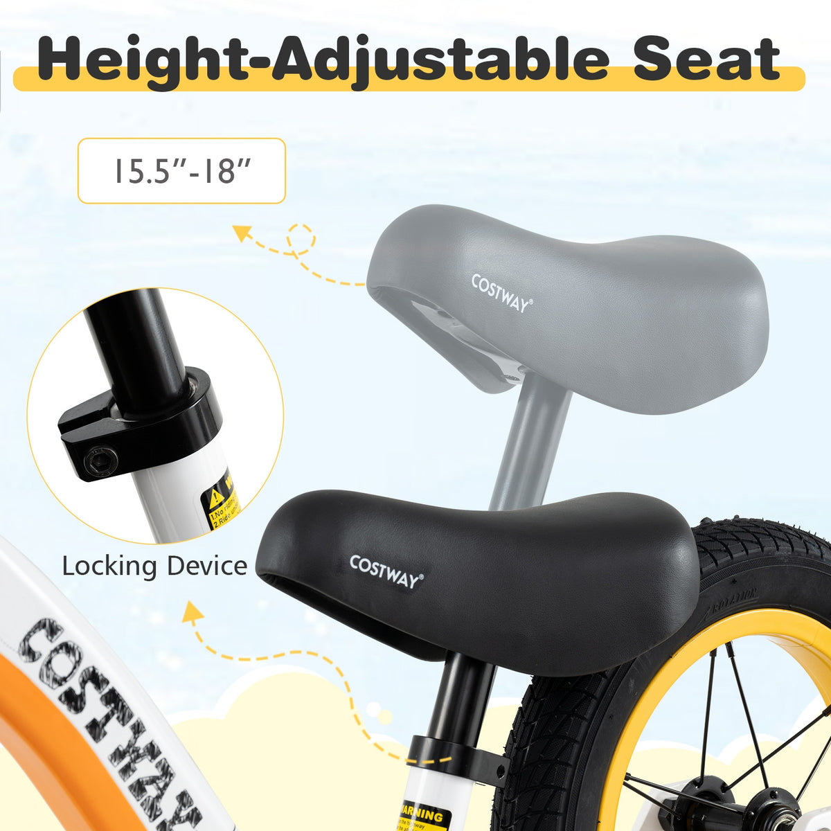 12-Inch Magnesium Alloy Balance Bike - Adjustable Seat & Handlebar