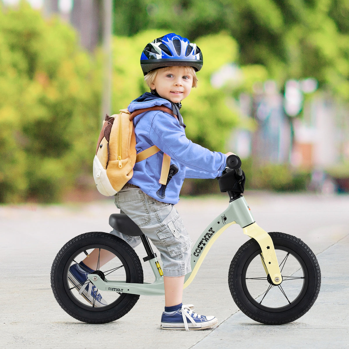 12-Inch Magnesium Alloy Balance Bike - Adjustable Seat & Handlebar
