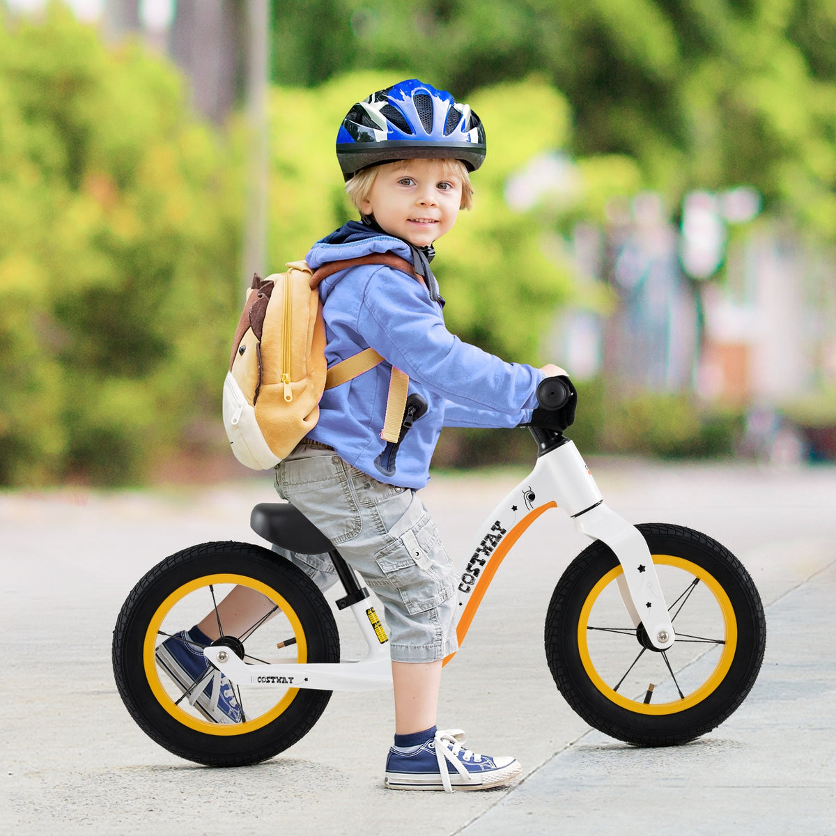 12-Inch Magnesium Alloy Balance Bike - Adjustable Seat & Handlebar