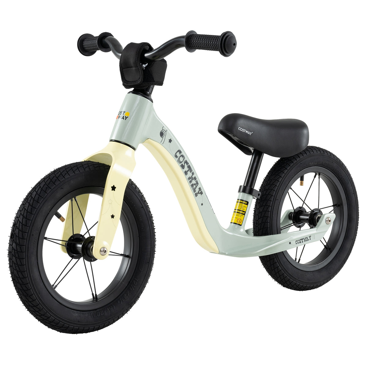 12-Inch Magnesium Alloy Balance Bike - Adjustable Seat & Handlebar
