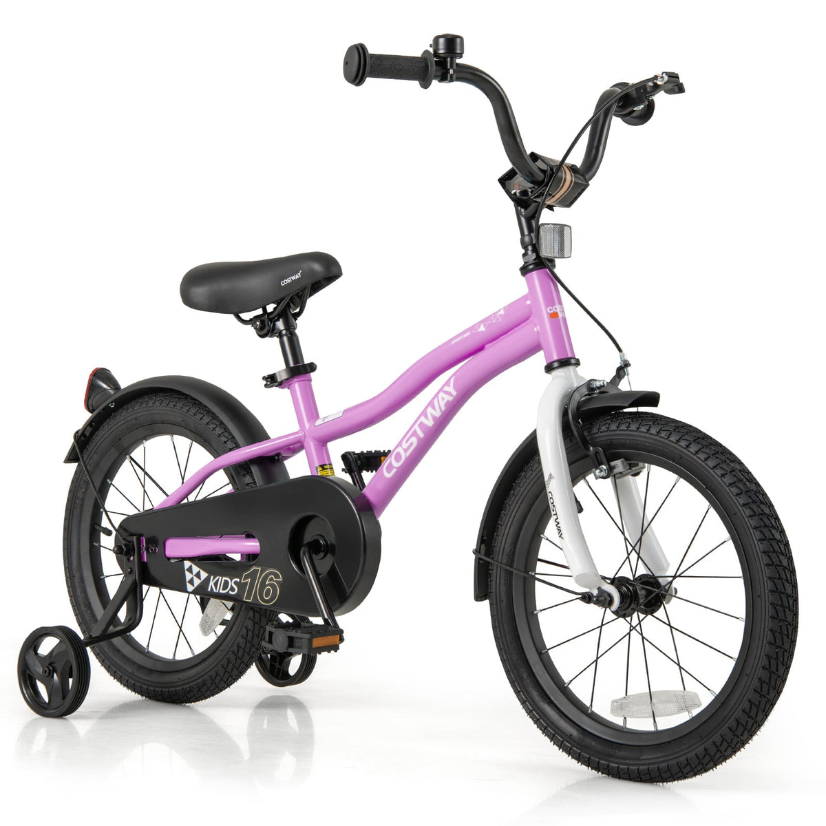12" Kids Training Bicycle with Training Wheels for Ages 3-4-Kids Bike-DECOROLALA