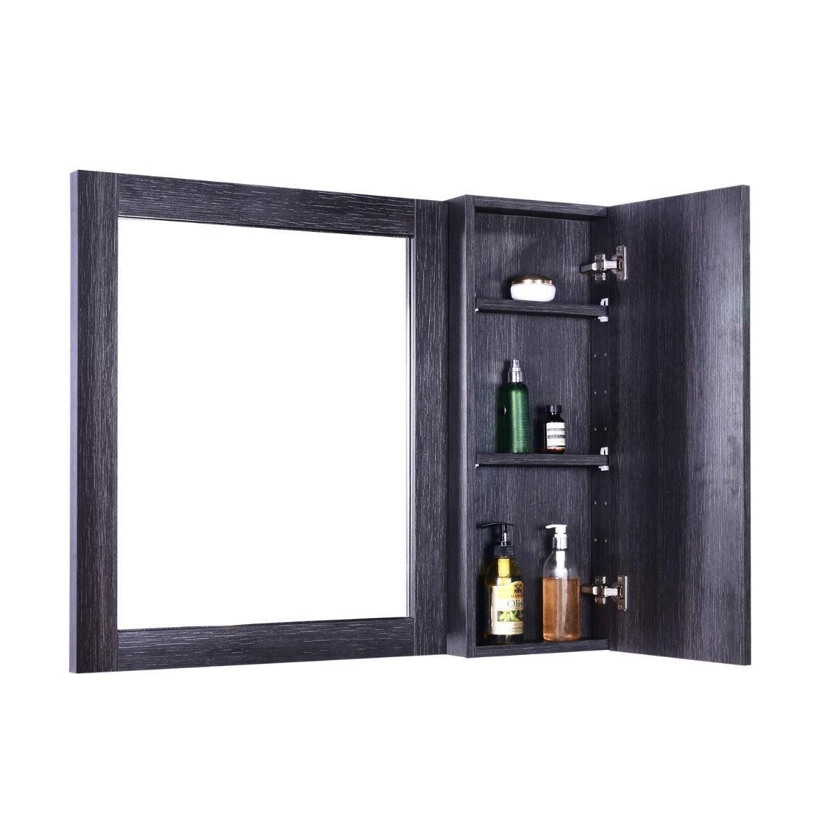 12" Medicine Cabinet - Distressed Oak Eclipse-Migration_Bathroom Vanities-DECOROLALA