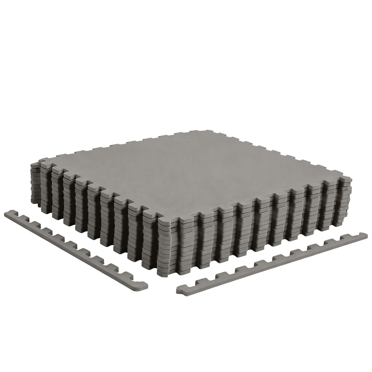 12 Pack Non-Slip Protective Interlocking EVA Foam Floor Tiles-Gray-Foam Floor Tiles-DECOROLALA