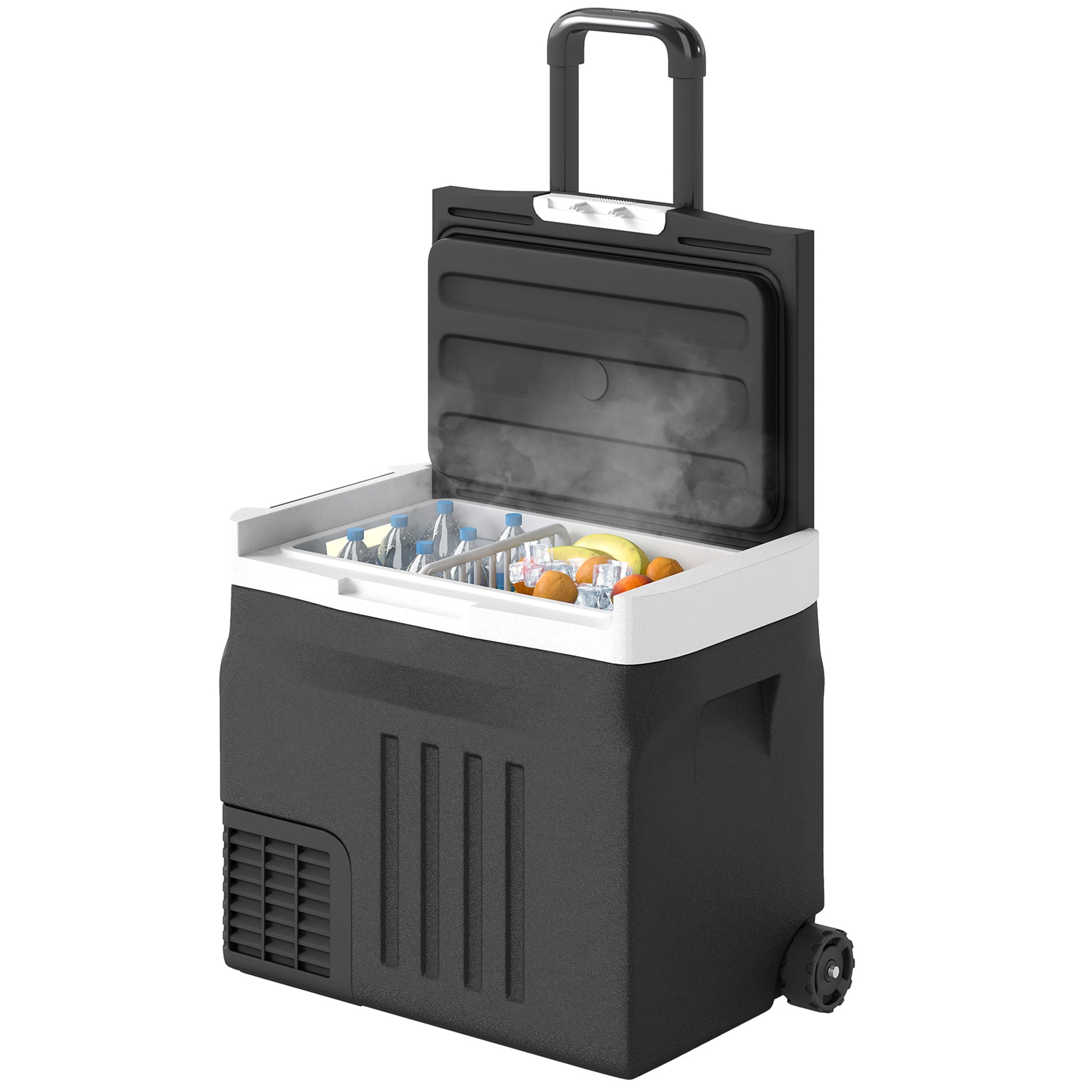 12 Volt Car Fridge Refrigerator, 42 Quart Portable Electric Cooler, 12V/24V DC & 100-240V AC, -4‚Ñâ-68‚Ñâ-Car Coolers-DECOROLALA