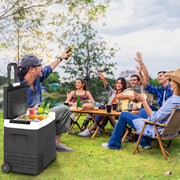 12 Volt Car Fridge Refrigerator, 42 Quart Portable Electric Cooler, 12V/24V DC & 100-240V AC, -4‚Ñâ-68‚Ñâ-Car Coolers-DECOROLALA
