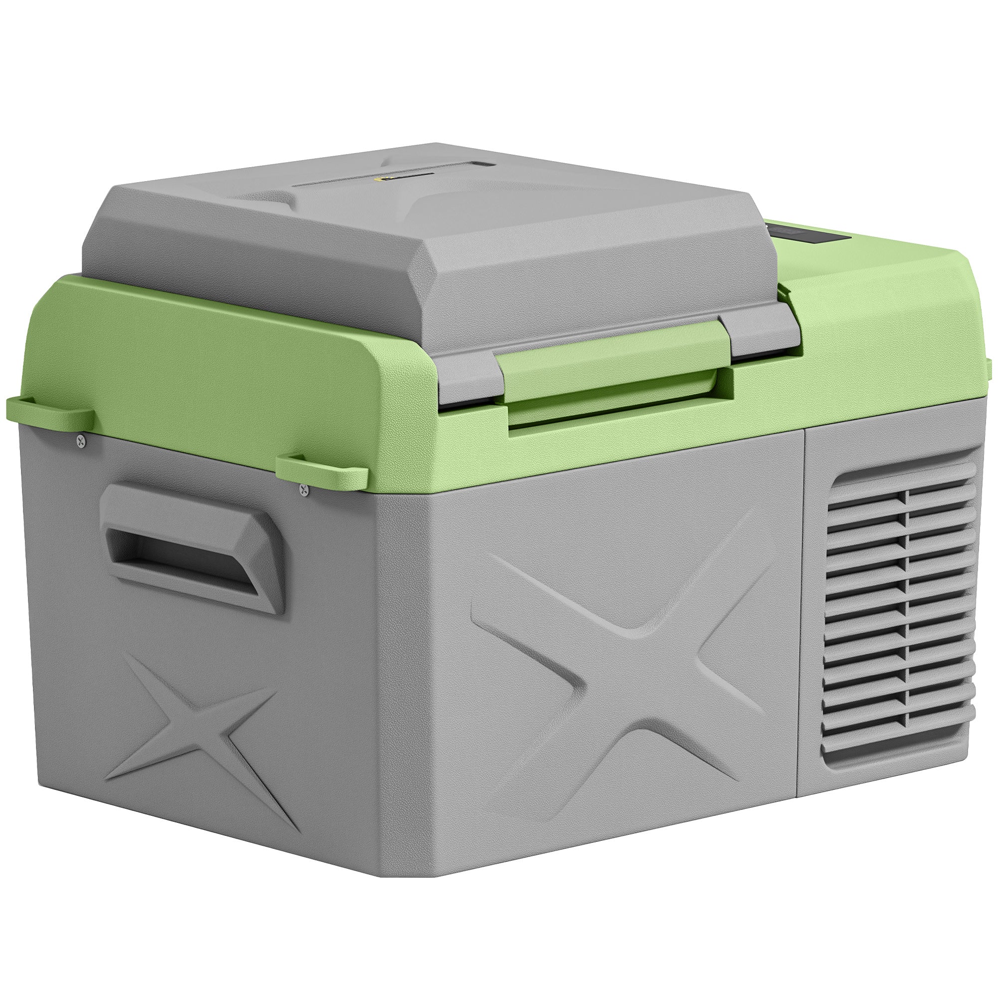 12 Volt Car Refrigerator, 12QT Car Fridge Electric Cooler, 12/24V DC and 110-240V AC, -4‚Ñâ~68‚Ñâ, Portable Refrigerator-Car Coolers-DECOROLALA