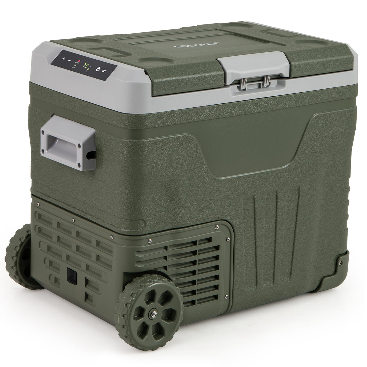 12 Volt Car Refrigerator Portable Car Fridge with Adjustable Range-50L-Coolers-DECOROLALA