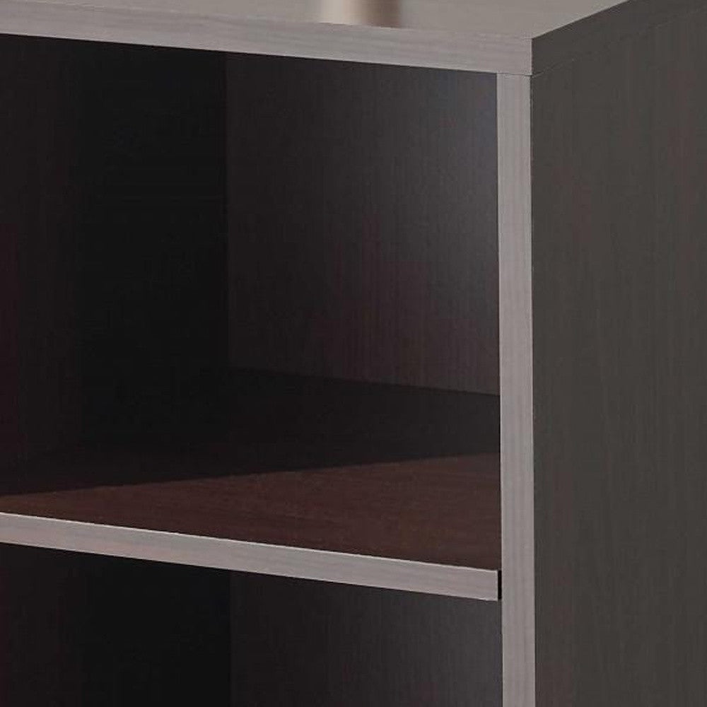 12" X 12" X 69" Walnut Walnut Storage Coat Rack-Coat Hangers-DECOROLALA