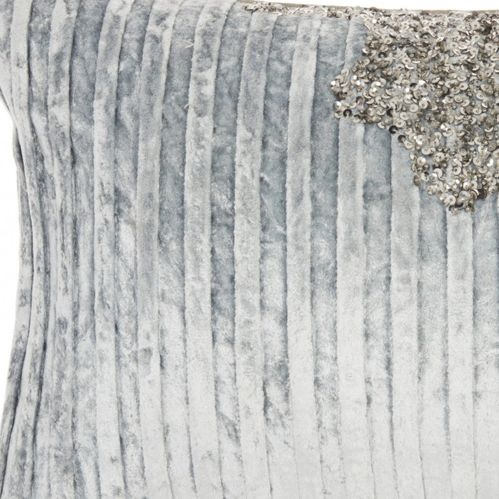 12" X 20" Periwinkle Cotton Throw Pillow-Accent Throw Pillows-DECOROLALA