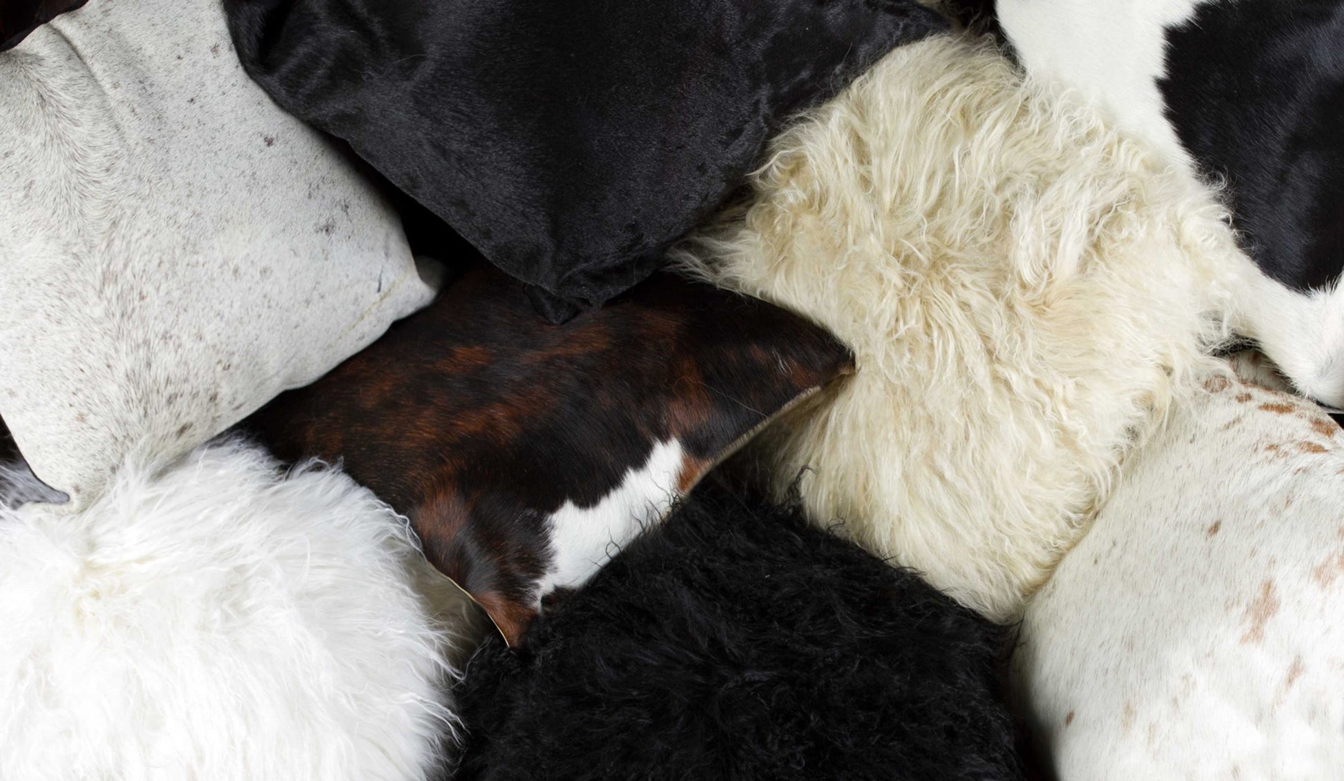 12" X 20" X 5" Gray Sheepskin Pillow 2 Pack-Accent Throw Pillows-DECOROLALA