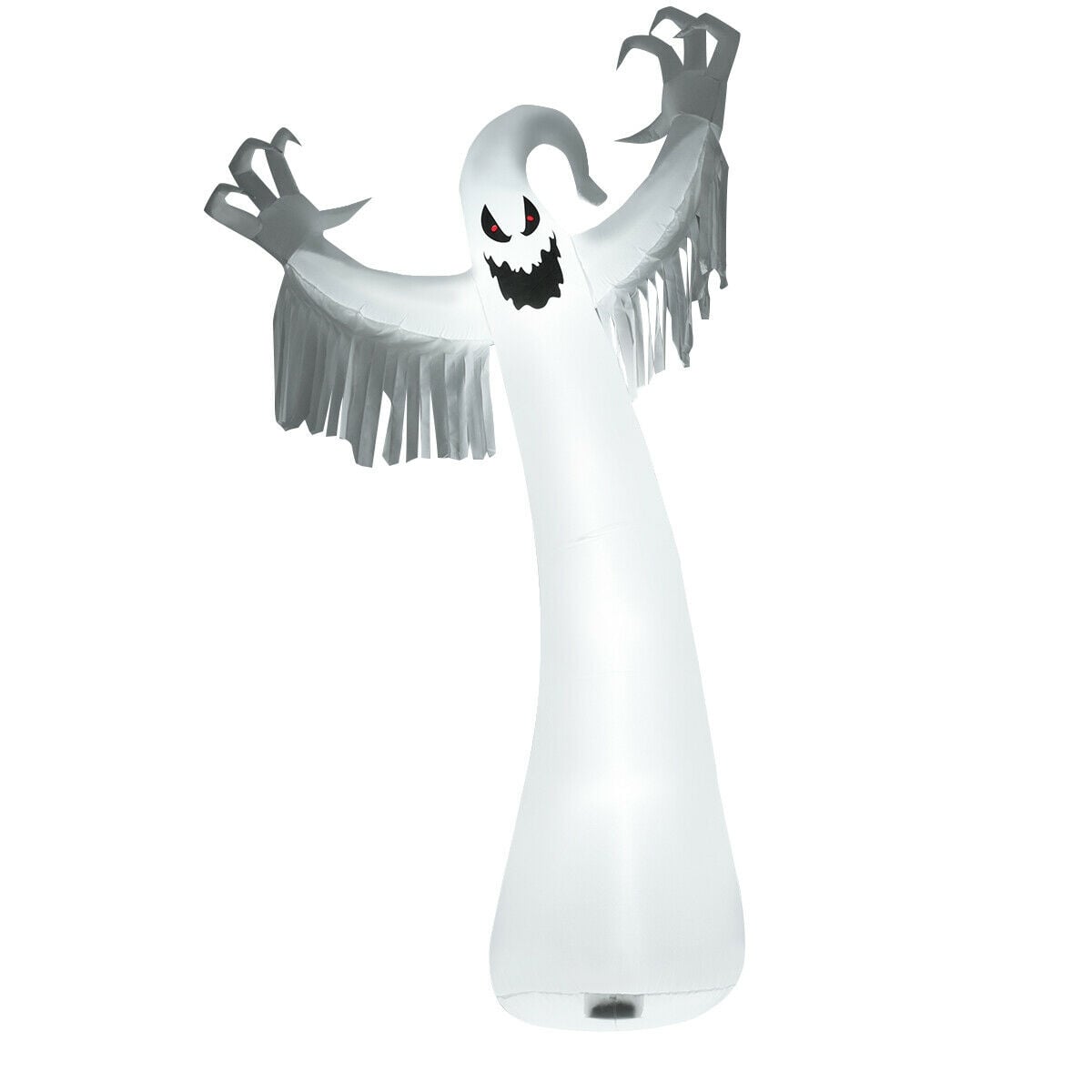 12 ft Halloween Inflatable Spooky Ghost with LED Lights-Halloween Decorations-DECOROLALA