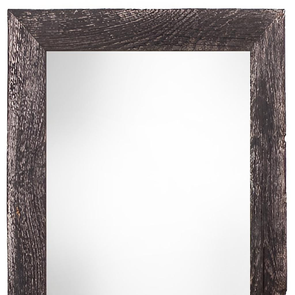 12" x 24" Black Solid Wood Hanging Picture Frame-Picture Frames-DECOROLALA