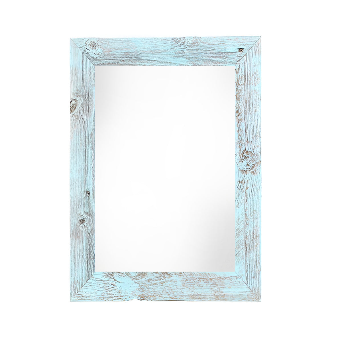 12" x 24" Blue Solid Wood Hanging Picture Frame-Picture Frames-DECOROLALA