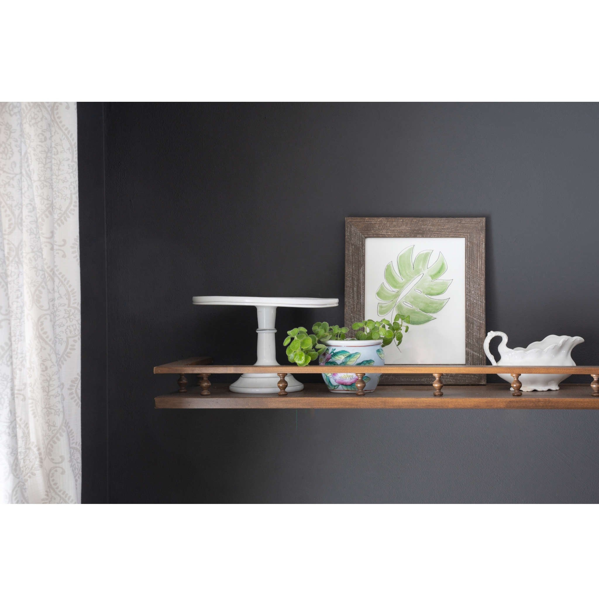 12" x 24" Espresso Solid Wood Hanging Picture Frame-Picture Frames-DECOROLALA