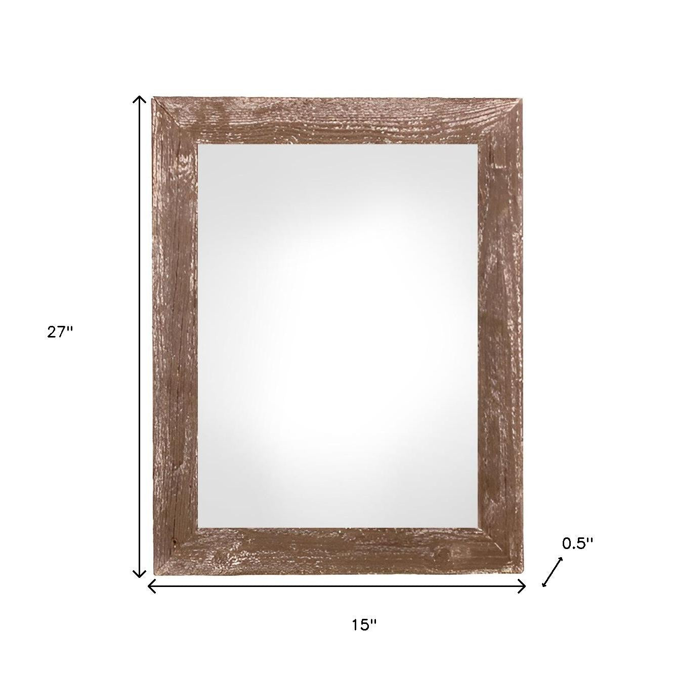 12" x 24" Espresso Solid Wood Hanging Picture Frame-Picture Frames-DECOROLALA