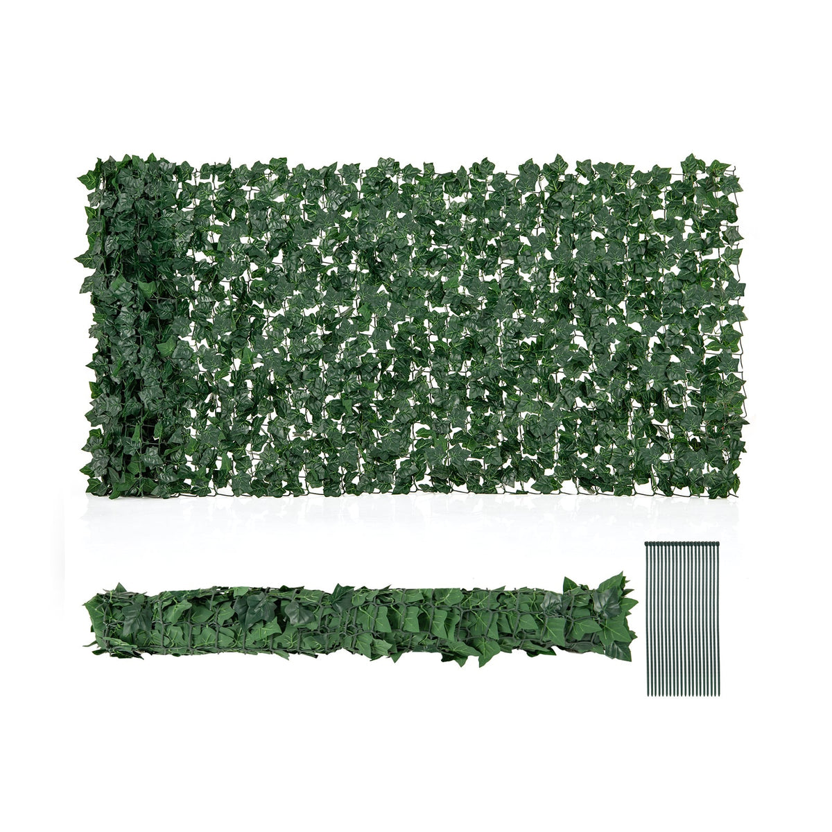 120 x 40 Inch Artificial Ivy Privacy Fence-Artificial Plants-DECOROLALA
