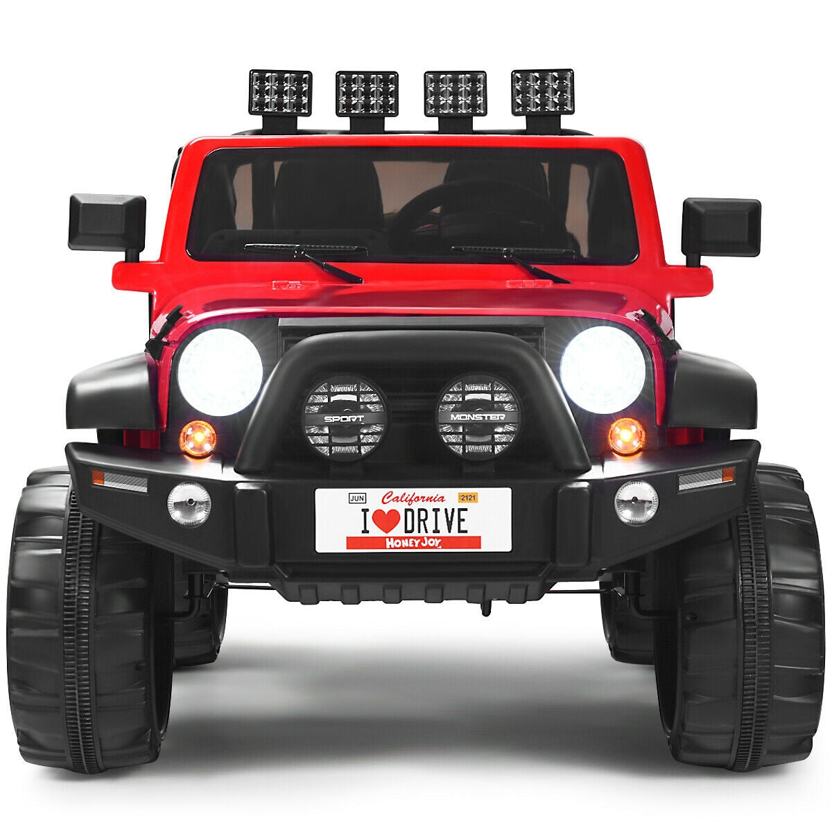 12V 2-Seater Ride-On Car Truck with Remote Control and Storage