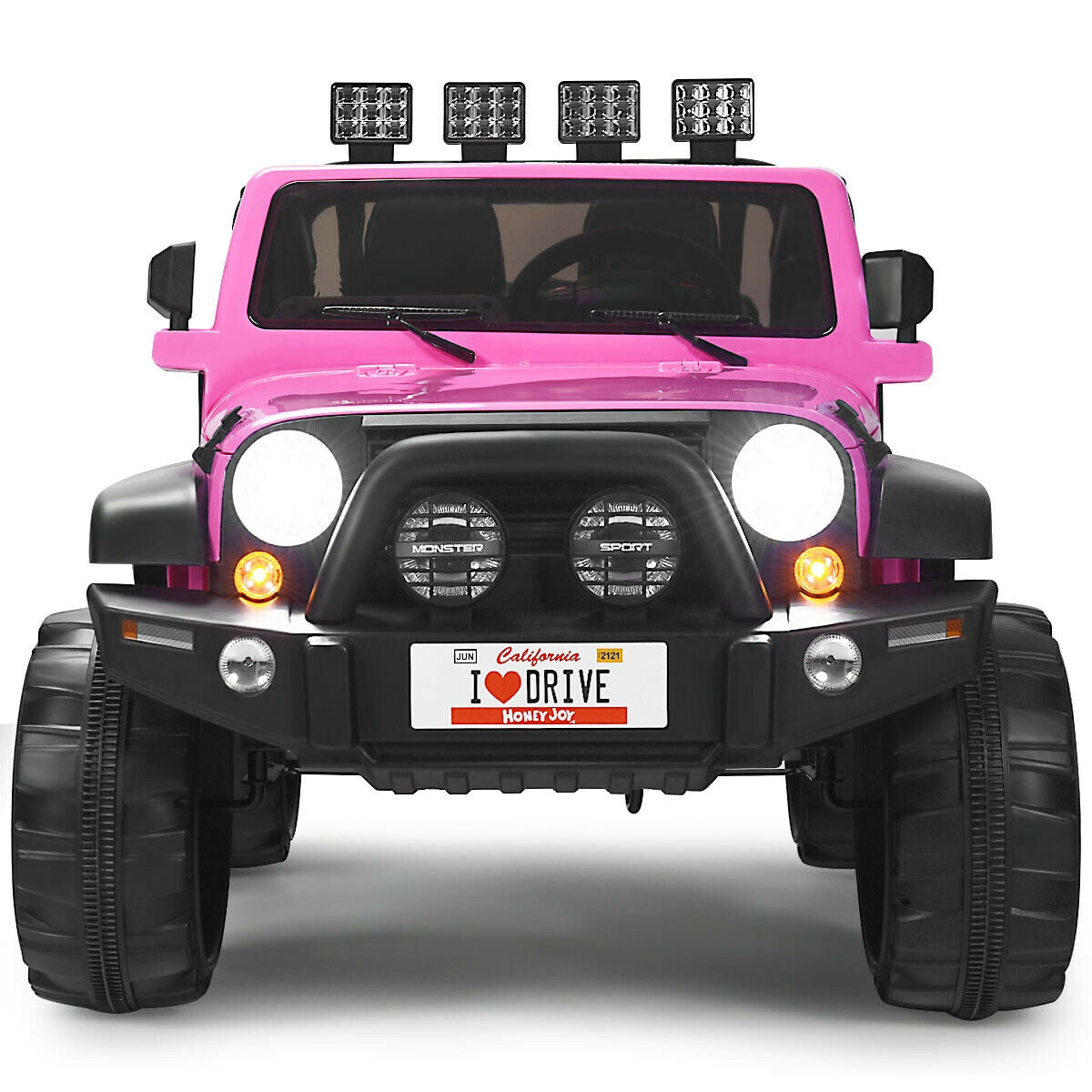 12V 2-Seater Ride-On Car Truck with Remote Control and Storage
