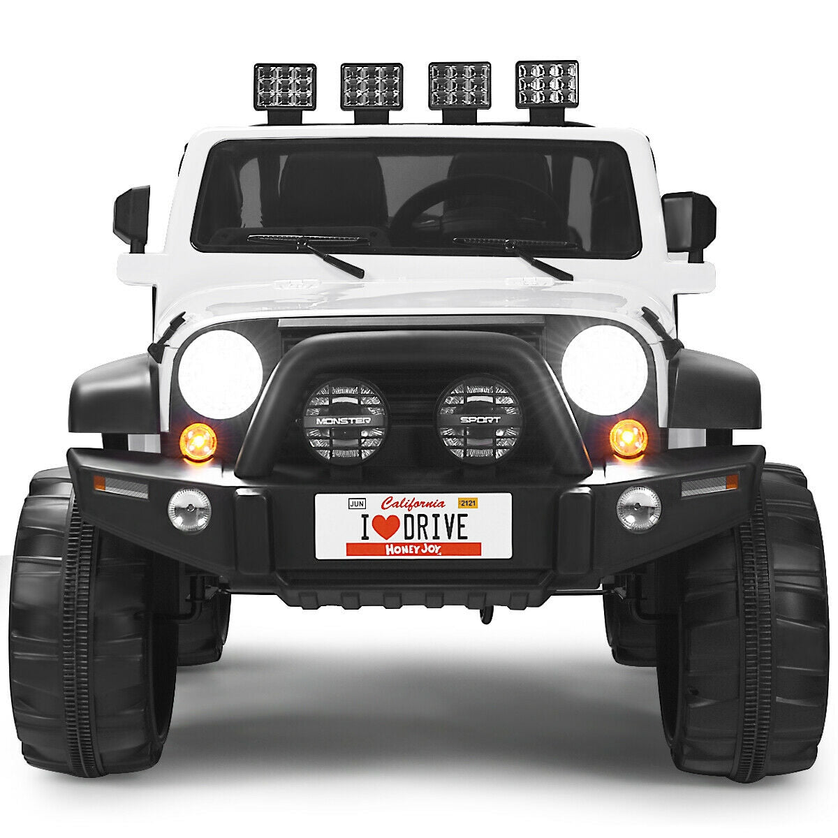12V 2-Seater Ride-On Car Truck with Remote Control and Storage