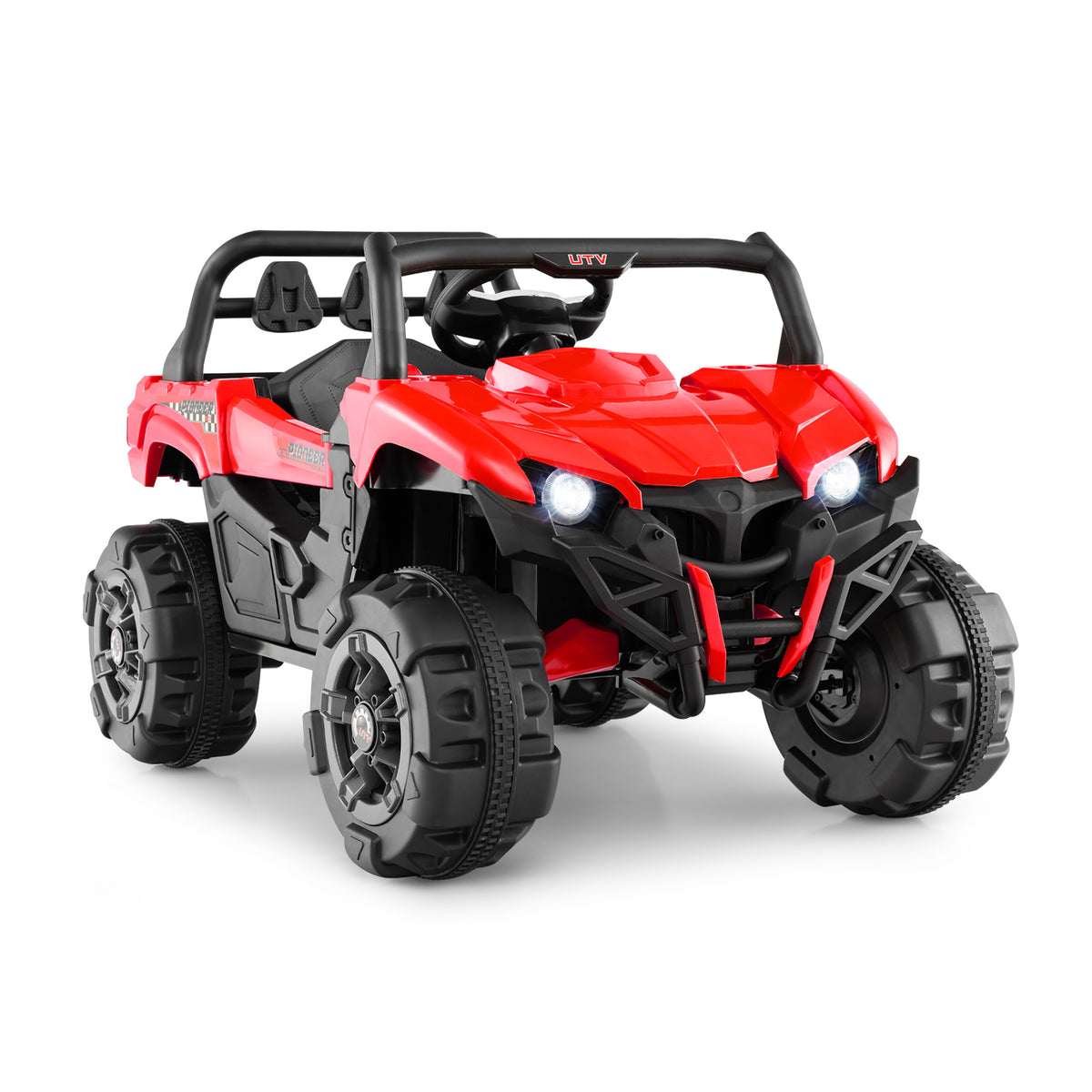12V Kids Ride-On UTV Electric Truck with Remote Control - Red
