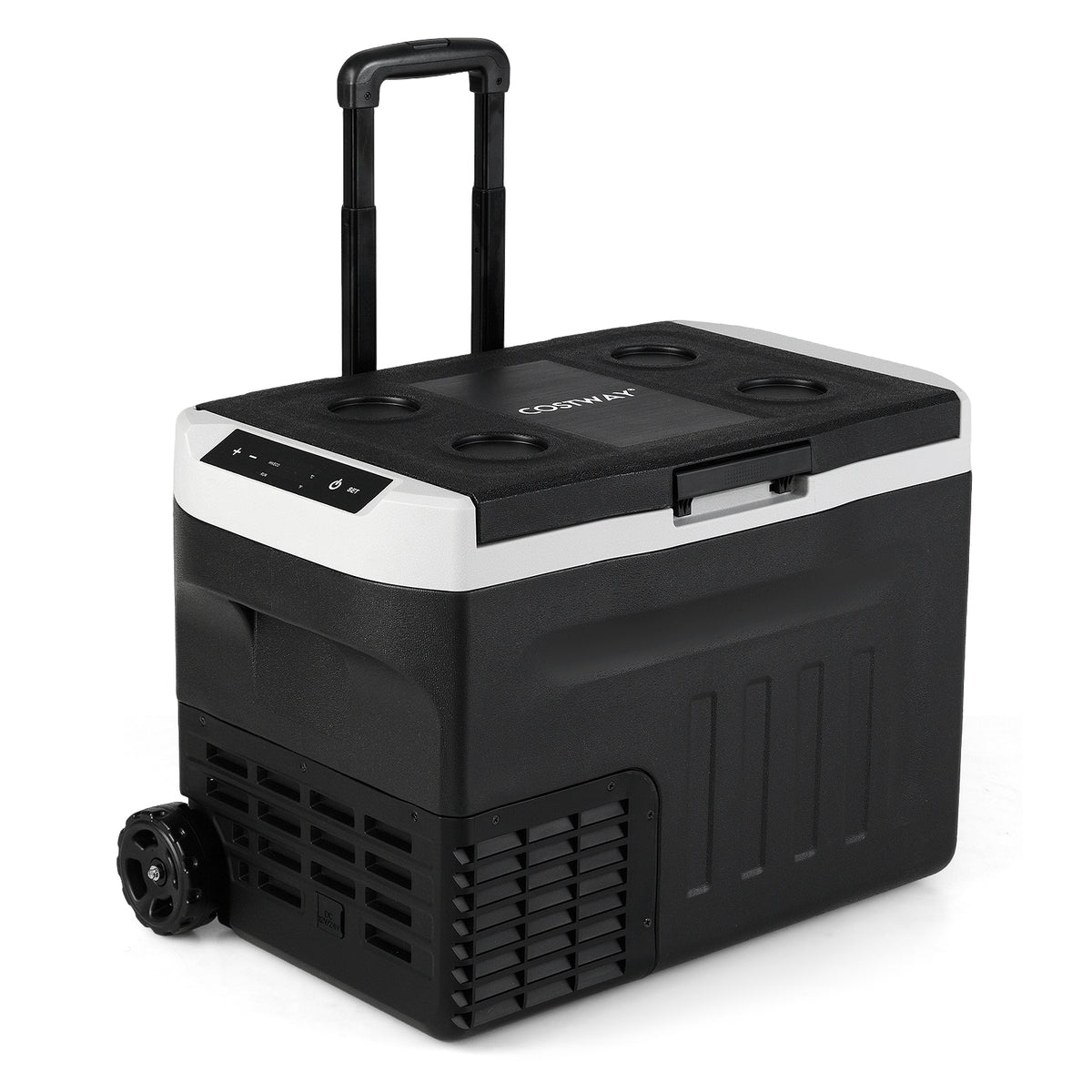 12V Car Refrigerator 32QT with Touch Panel and Removable Divider-M-Coolers-DECOROLALA