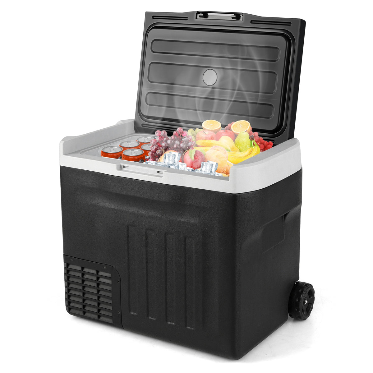 12V Car Refrigerator 42QT with Touch Panel and Removable Divider-L-Coolers-DECOROLALA