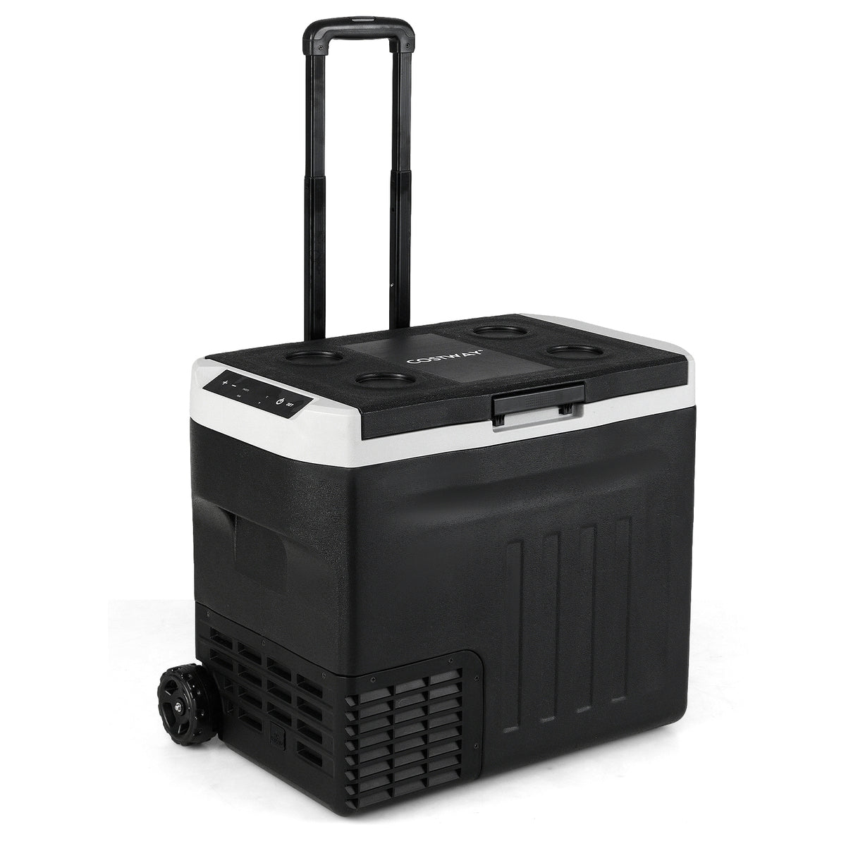 12V Car Refrigerator 42QT with Touch Panel and Removable Divider-L-Coolers-DECOROLALA