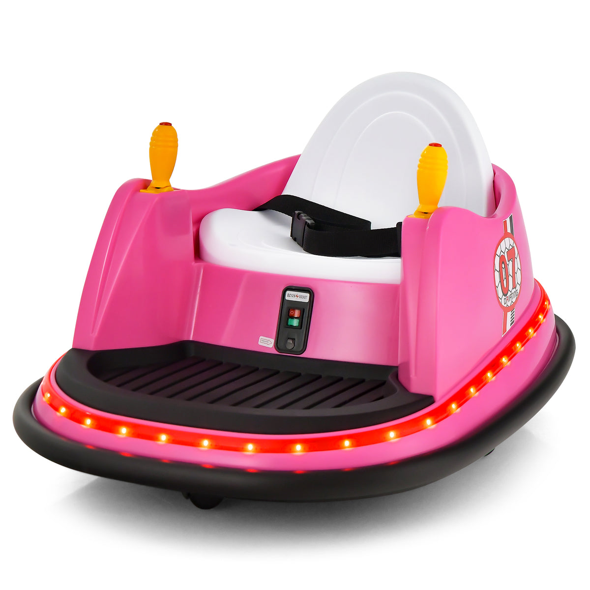 12V Electric Kids Ride-On Bumper Car with Remote Control-Powered Ride On Toys-DECOROLALA