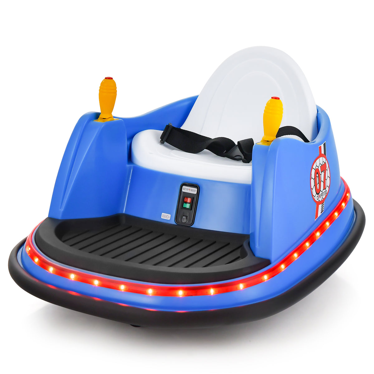 12V Electric Kids Ride-On Bumper Car with Remote Control-Powered Ride On Toys-DECOROLALA