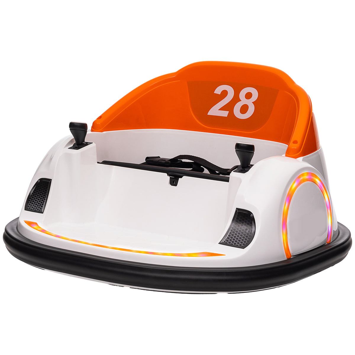 12V Bumper Car for Toddlers, Ride On Car with 360 Degree Remote Control, Lights Music Horn, for 1.5-5 Years-Toys & Games > Baby & Toddler Toys > Electric Ride-On Toys > Electric Toy Cars-DECOROLALA
