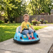 12V Bumper Car for Toddlers, Ride On Car with 360 Degree Remote Control, Lights Music Horn, for 1.5-5 Years-Toys & Games > Baby & Toddler Toys > Electric Ride-On Toys > Electric Toy Cars-DECOROLALA