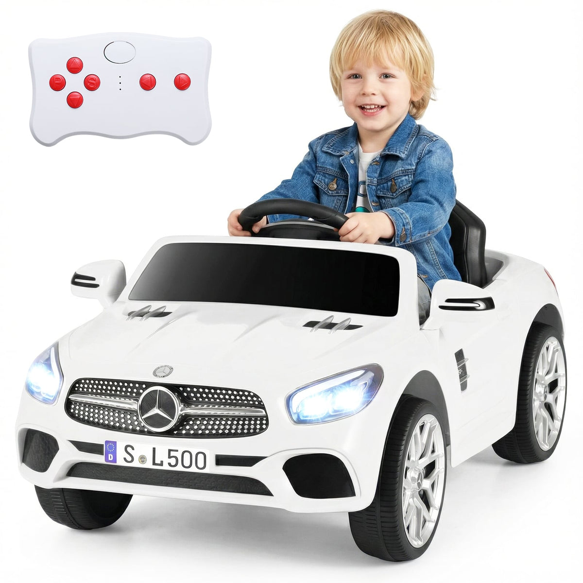 Mercedes-Benz SL R231 12V Kids Ride-On Car with Remote Control