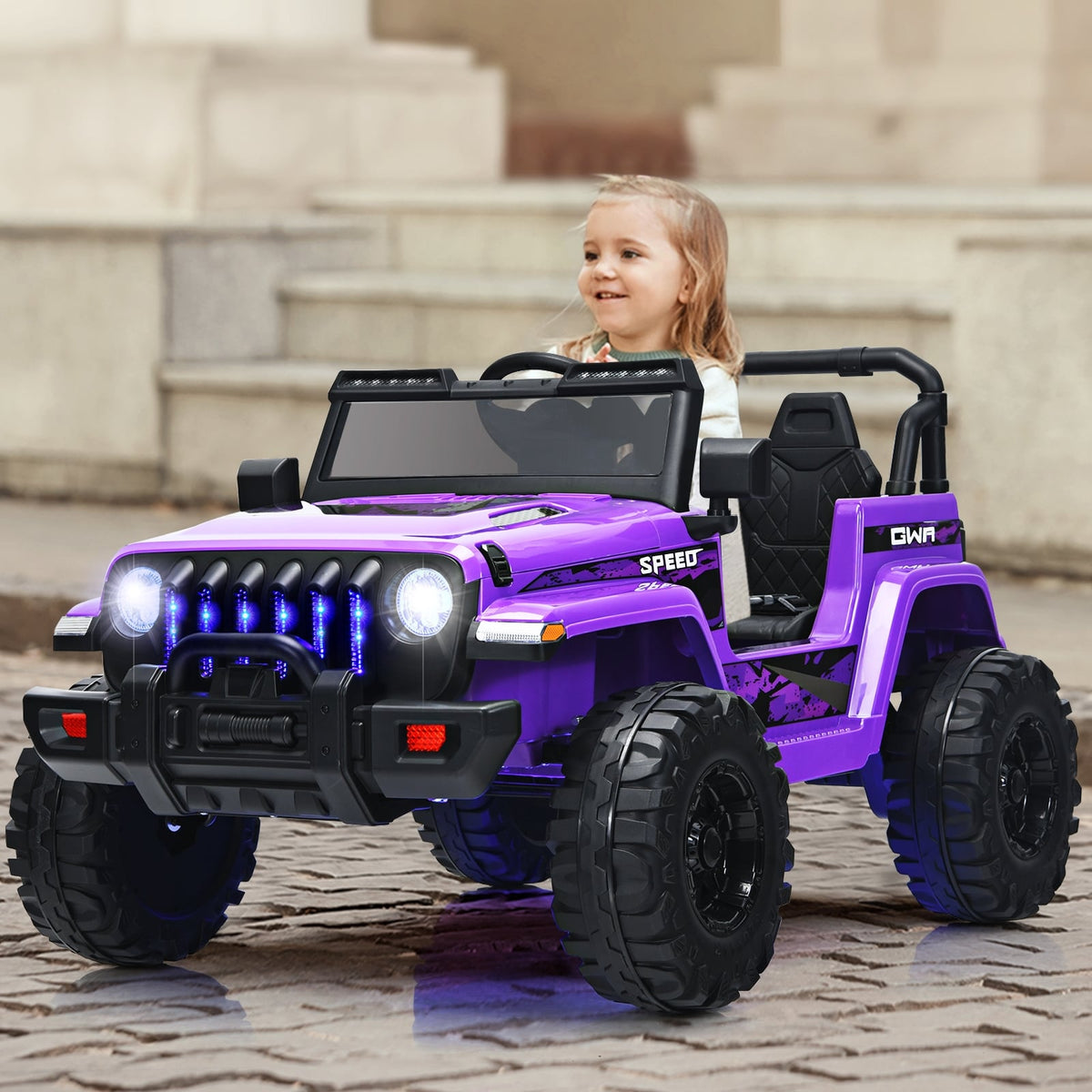 12V Kids Ride-On Jeep Car with 2.4G Remote Control