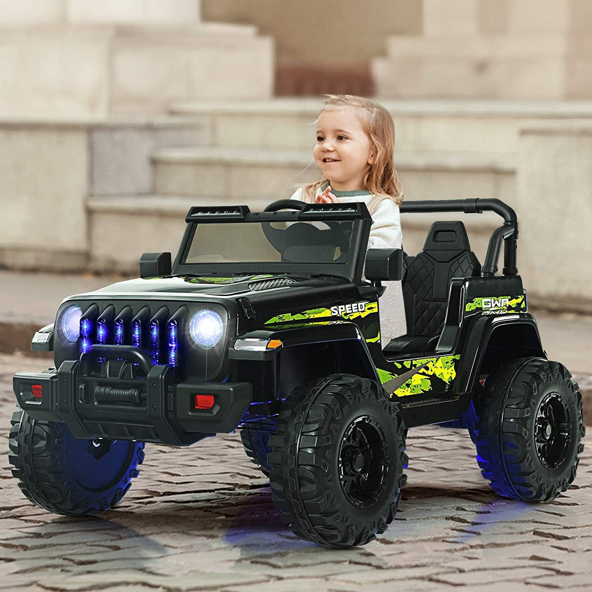 12V Kids Ride-On Jeep Car with 2.4G Remote Control