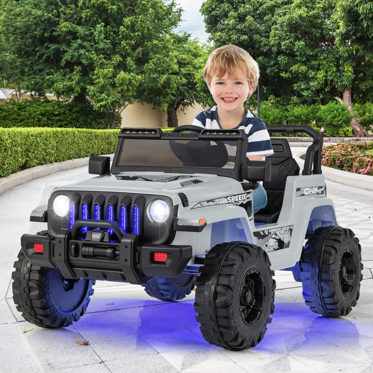 12V Kids Ride-On Jeep Car with 2.4G Remote Control
